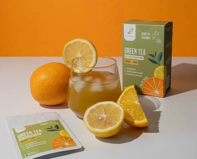 Green Tea Premix - Orange Lemon